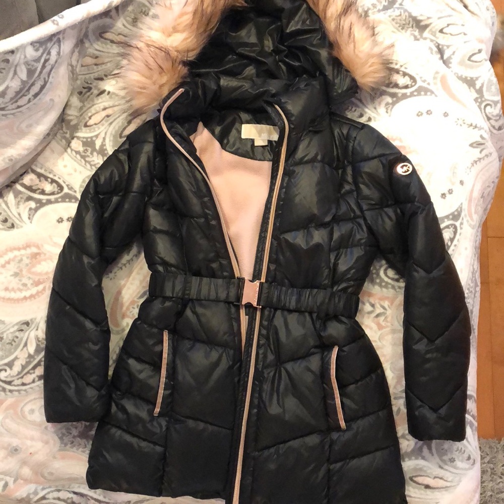 Girls Michael Kors puffer coat size 10/12